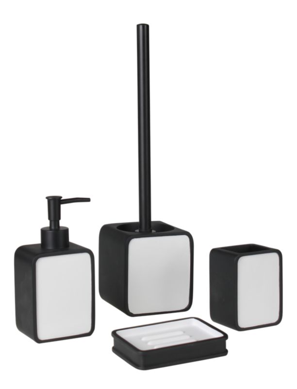 Toiletbørste Classy 9,5x9,5x33,5 cm Sort