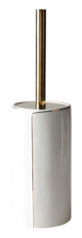 Toiletbørste Fold Hvid Keramik 43 cm