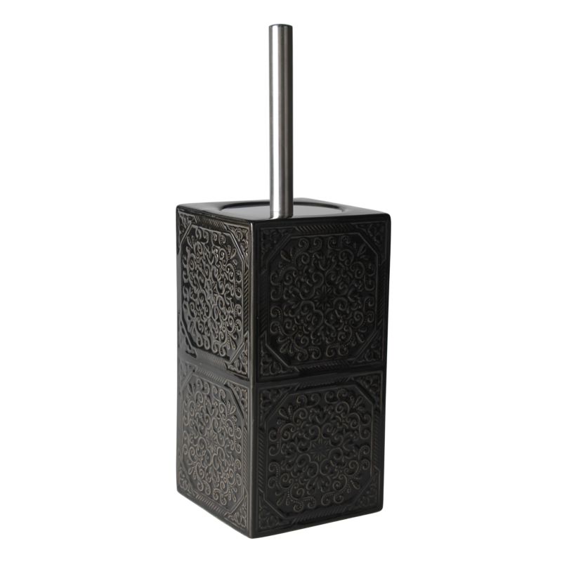 Toiletbørste Kord Sort Keramik 33 cm | 5903754819674
