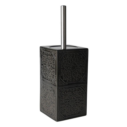 Toiletbørste Kord Sort Keramik 33 cm | 5903754819674