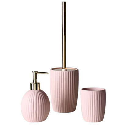 Toiletbørste Melo 11 x 15 cm Rosa Keramik 5903754819124