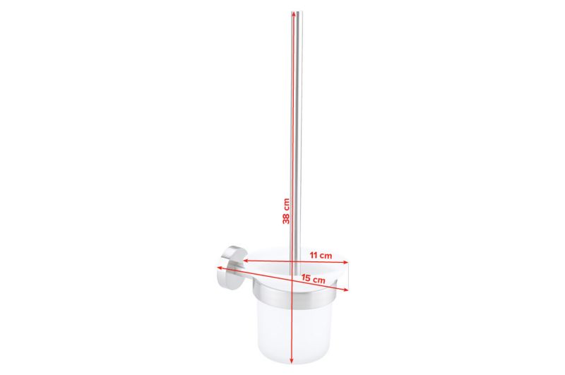 Tesa Moon wc-børste uden boring med Tesa® Power.Kit