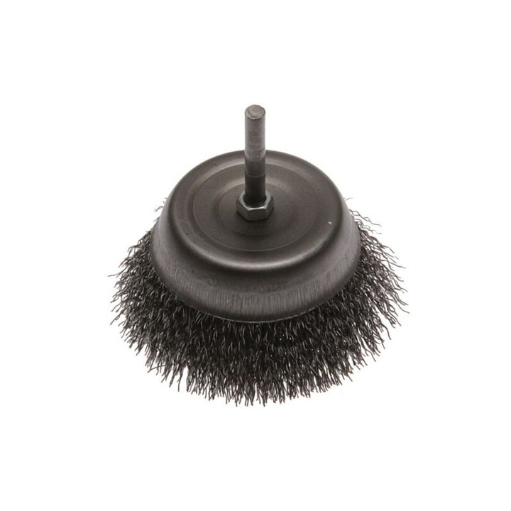 Frontbørste med skaft Most stål 6 mm Ø 80 mm