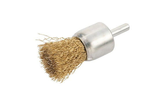 Universal penselbørste med 6 mm skaft, stål, Ø 25 mm
