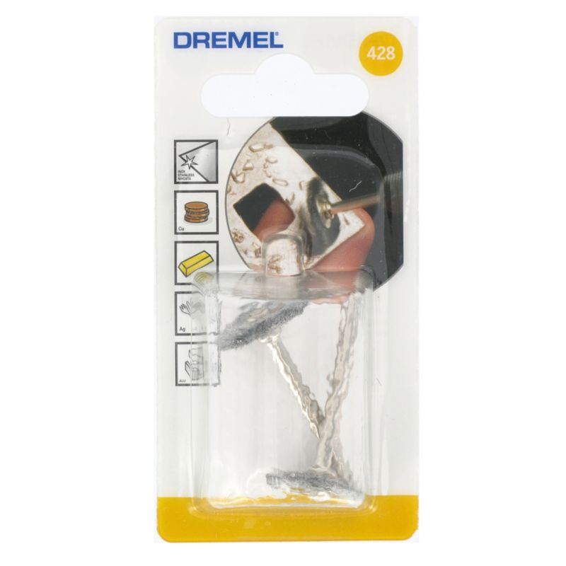 Dremel polerskrub fra kulstål 19 mm