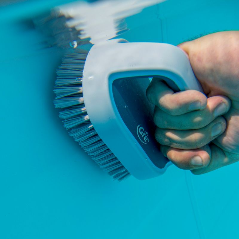 Graphite håndbørste til pool