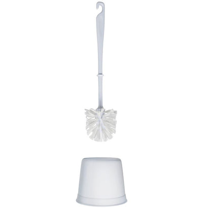 Toiletbørste med Holder Hvid Plastik 38 cm