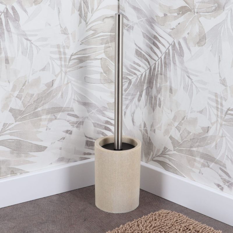 Toiletbørste Porzio Beige Fritstående med Holder 1 stk.