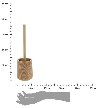 Toiletbørste Varm Eg Sandfarvet 10,5x10,5x36 cm 840 g
