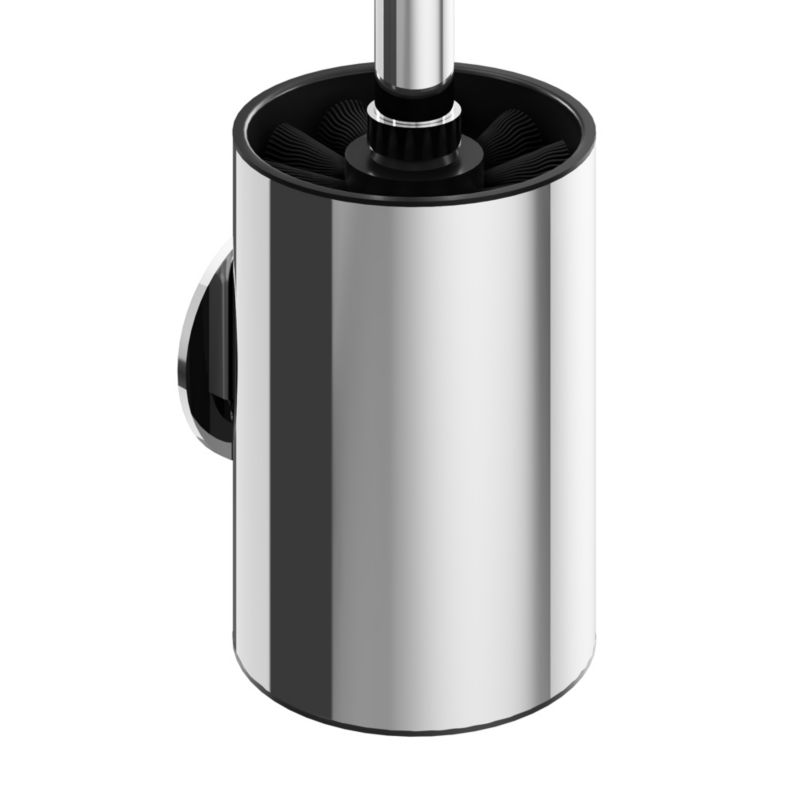 Toiletbørste med holder Cavally 7,3x36,6x8 cm Krom | 5063022506290
