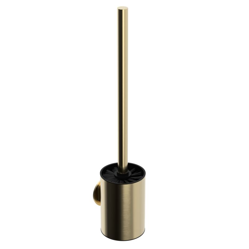 Toiletbørste i Børstet Messing Rustfrit Stål Vægmonteret 36,6 cm