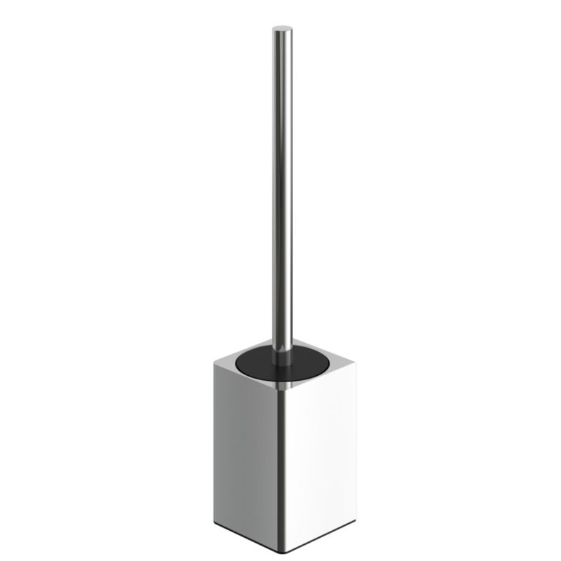 Toiletbørste med Holder Teesta Krom 38,7 cm