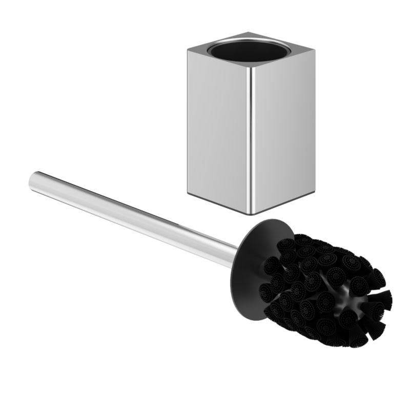 Toiletbørste med Holder Teesta Krom 38,7 cm