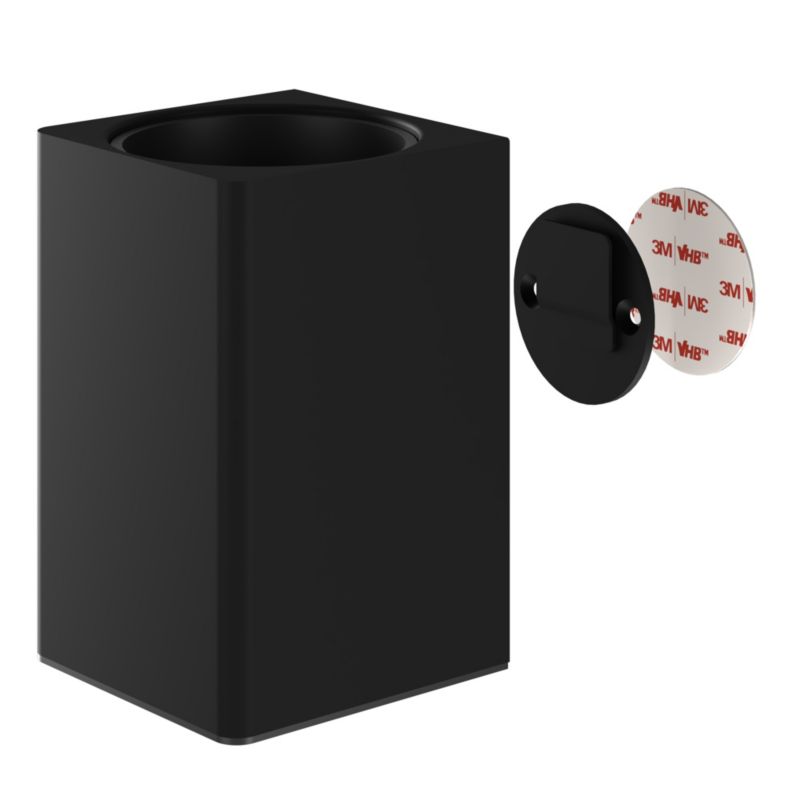 Toiletbørste Teesta 8x38,7 cm Sort Vægmonteret | 5063022507211