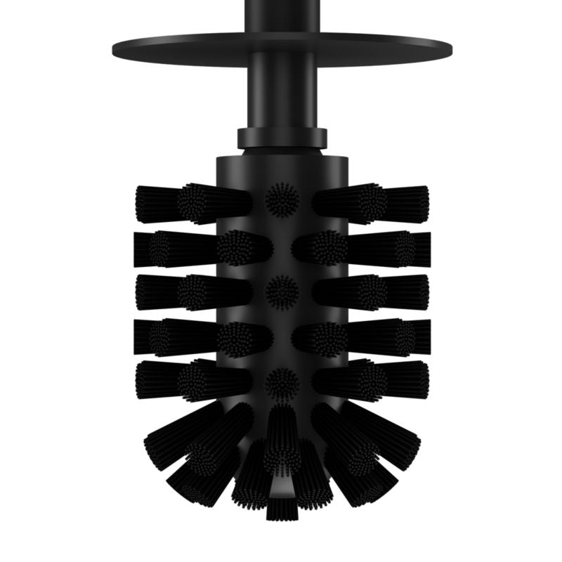 Toiletbørste Teesta 8x38,7 cm Sort Vægmonteret | 5063022507211