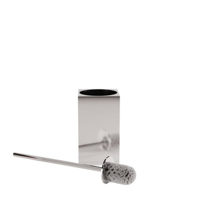 Toiletbørste 8x8x39 cm Krom 1 stk.