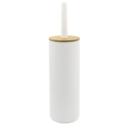 Toiletbørste Bambus Hvid Lukket 37,5 cm | P.MADERA-WHT