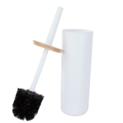Toiletbørste Bambus Hvid Lukket 37,5 cm | P.MADERA-WHT