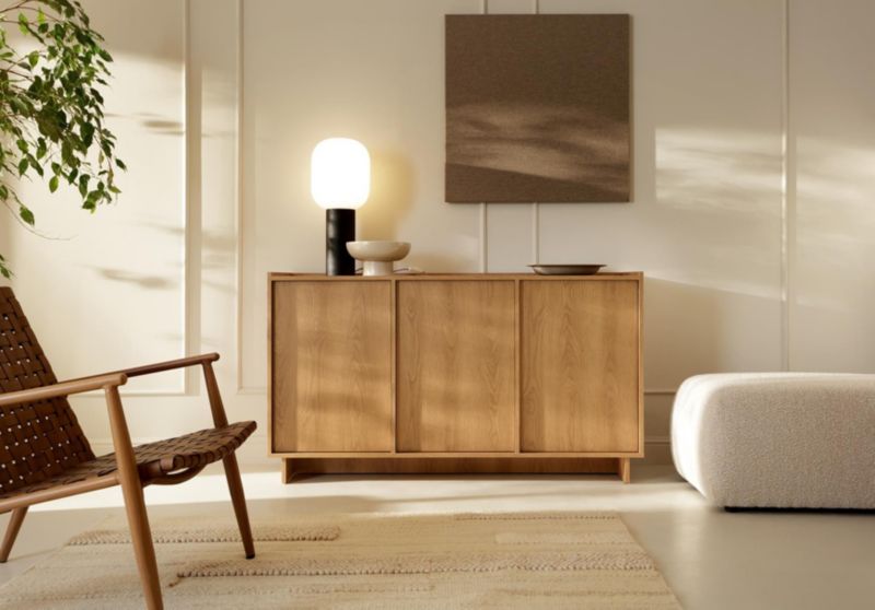 Komoda SUNA 147x81 cm Dąb Karmel