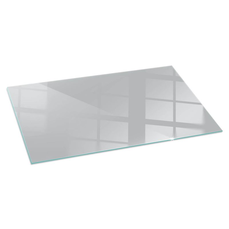Pejseplade Hærdet Glas 100x50 cm Lysegrå