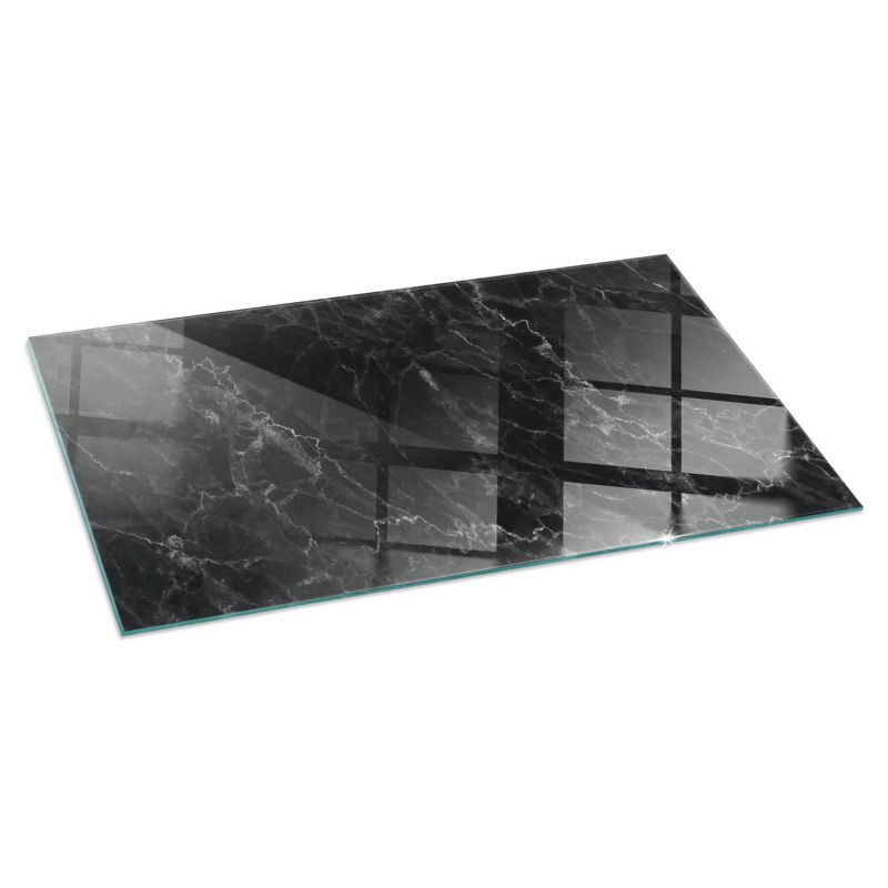 Gulvplade til Brændeovn Hærdet Glas 120x60 cm Marmor