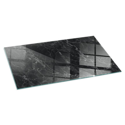 Gulvplade til Brændeovn Hærdet Glas 120x60 cm Marmor