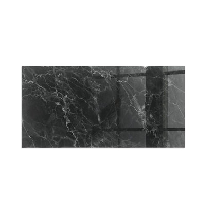 Gulvplade til Brændeovn Hærdet Glas 120x60 cm Marmor