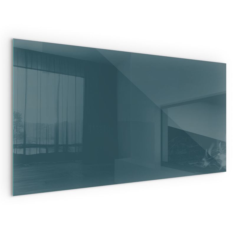 Gulvplade Hærdet Glas 100x50 cm Havblå