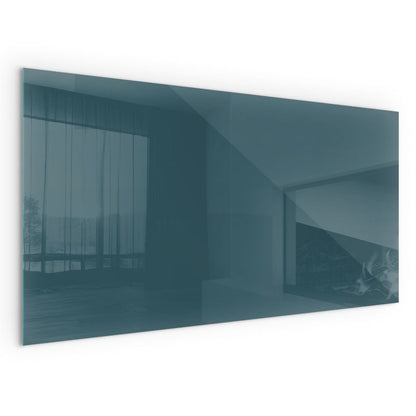 Gulvplade Hærdet Glas 100x50 cm Havblå