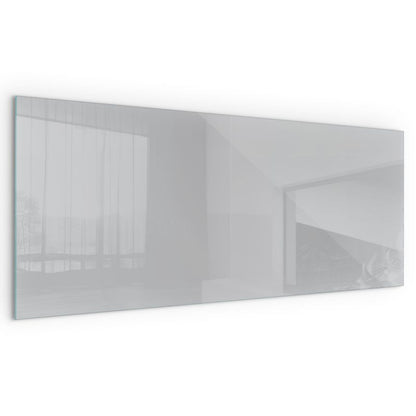 Gulvplade Hærdet Glas 125x50 cm Lysegrå