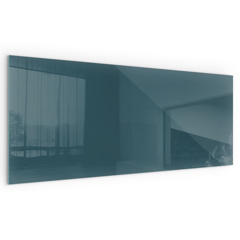 Gulvplade til Brændeovn Hærdet Glas 125x50 cm Havblå | 4070095996133