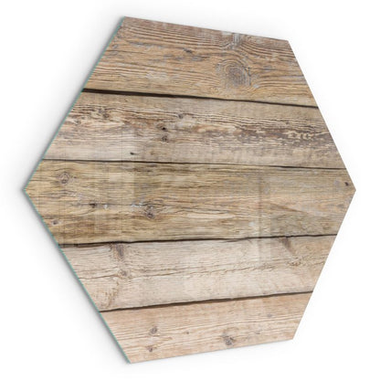 Gulvplade til Brændeovn 40x40 cm Trælook Hærdet Glas | 4070621516651