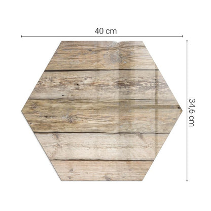 Gulvplade til Brændeovn 40x40 cm Trælook Hærdet Glas | 4070621516651