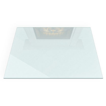 Pejsedækglas 100x70 cm Frostet Glas