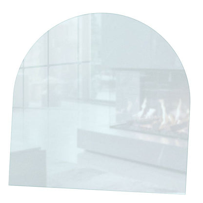 Gulvplade til Brændeovn Hærdet Glas 100x100 cm Frostet