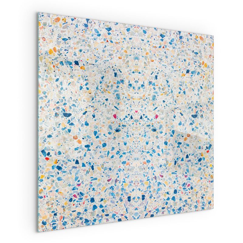 Glasplade til Brændeovn 60x60 cm Hvid 4070095797143