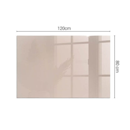 Gulvplade til Brændeovn Hærdet Glas 120x80 cm Varm Lysebrun