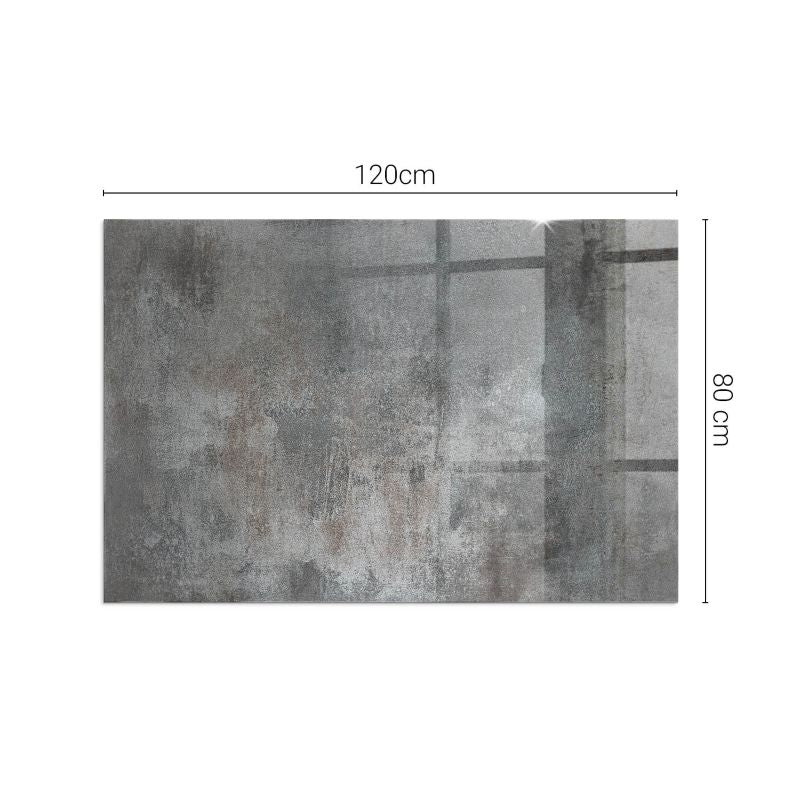 Pejsedækplade 120x80 cm Glas