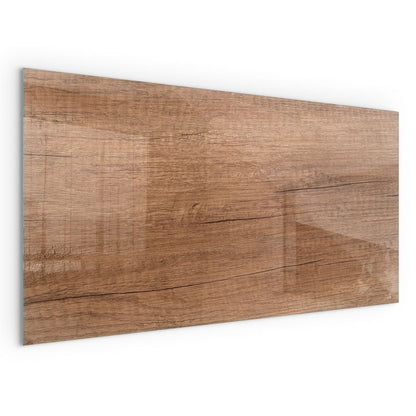 Pejsedækplade i Glas 140x70 cm Træstruktur