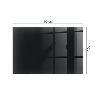 Glasgulvplade til Brændeovn 60x40 cm Grafit