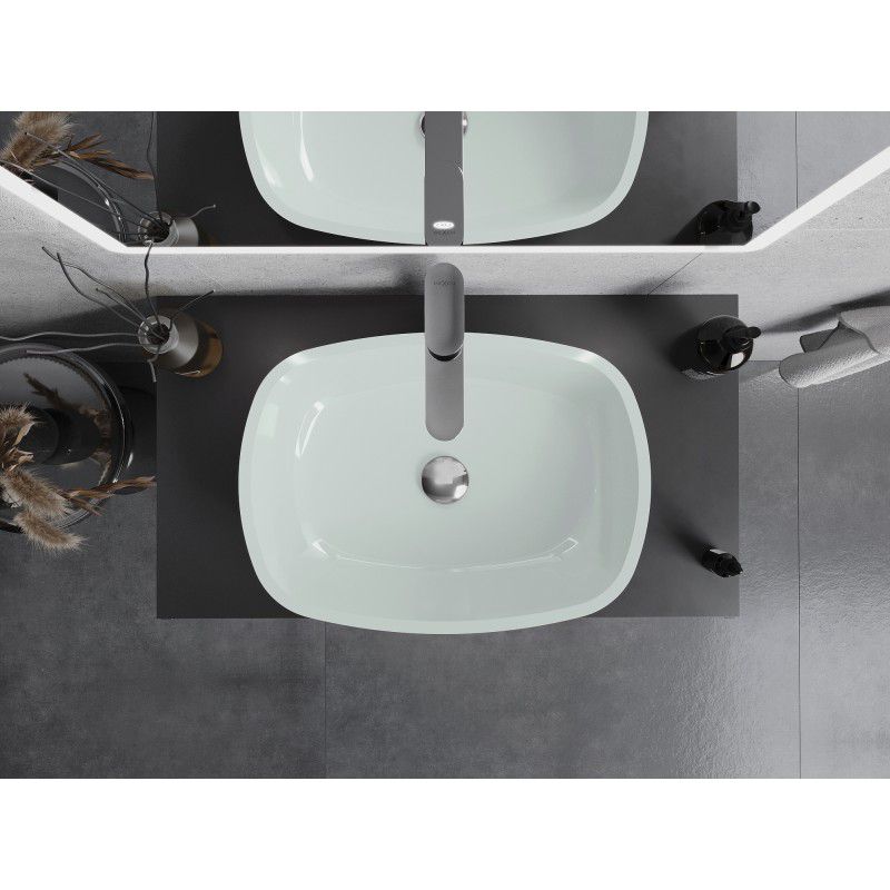 Glasbordvask Mexen Araks 54 x 39 cm hvid 1 stk.