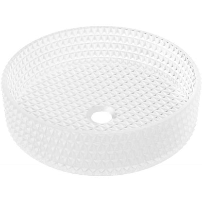 Mexen Aura glasvask til bordmontage 39 x 39 cm matglas 1 stk.