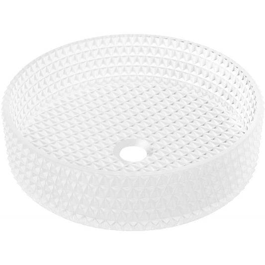 Mexen Aura glasvask til bordmontage 39 x 39 cm matglas 1 stk.