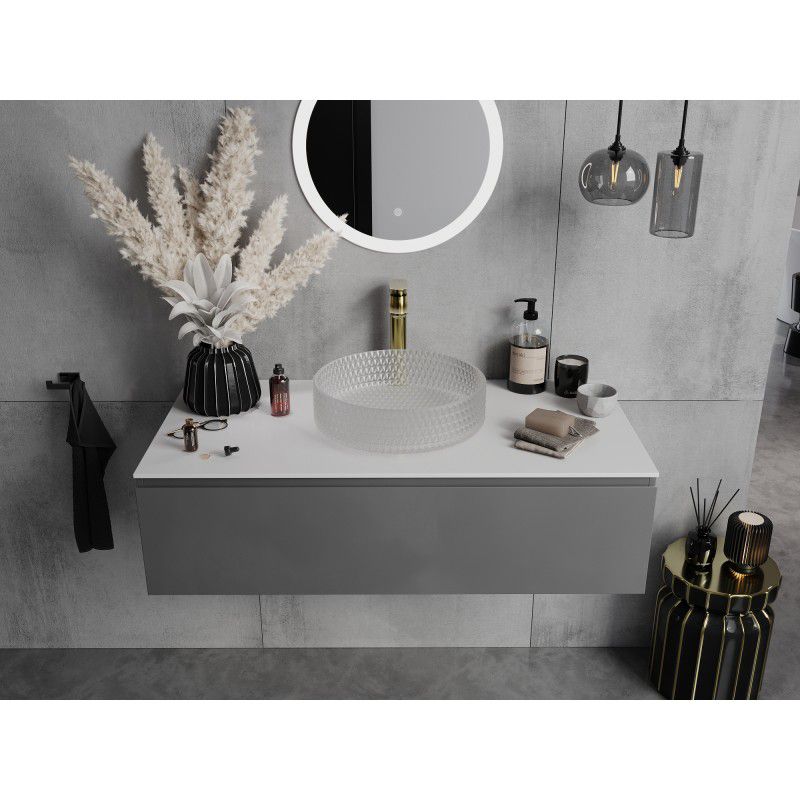 Mexen Aura glasvask til bordmontage 39 x 39 cm matglas 1 stk.