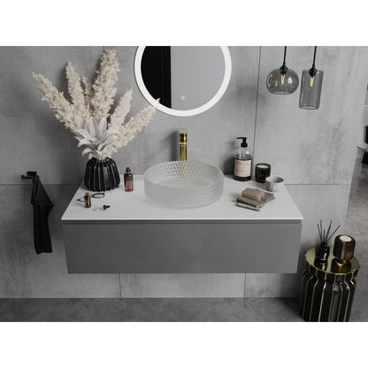 Mexen Aura glasvask til bordmontage 39 x 39 cm matglas 1 stk.