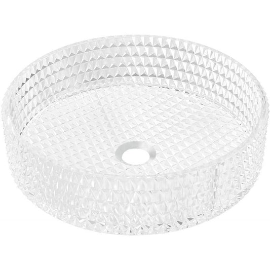 Mexen Aura glasvask til bordmontage 39 x 39 cm transparent 1 stk.
