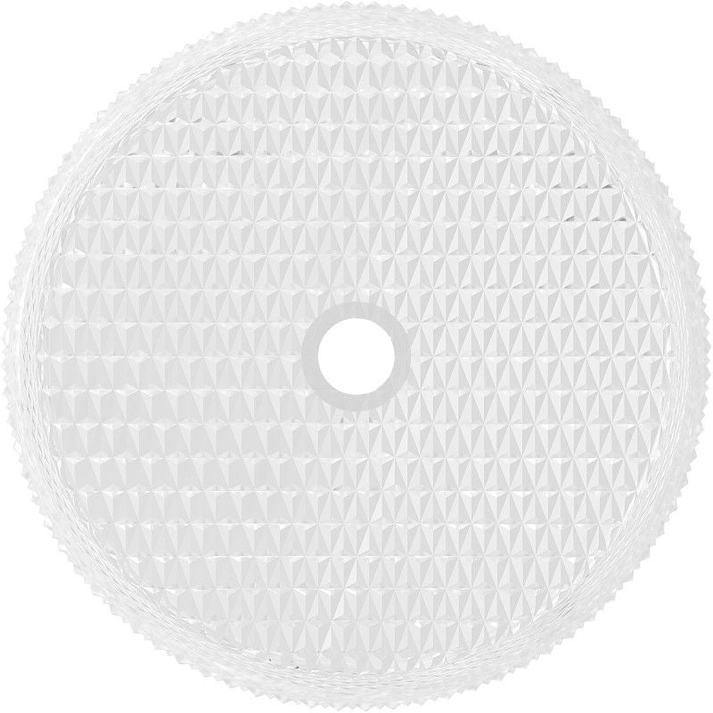 Mexen Aura glasvask til bordmontage 39 x 39 cm transparent 1 stk.