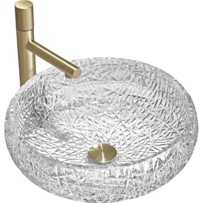 Gennemsigtig glasvask til bordmontage Mexen Celia 44 x 44 cm 1 stk.