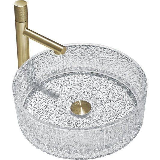 Mexen Dema glasvask til bordmontage 39 x 39 cm transparent 1 stk.