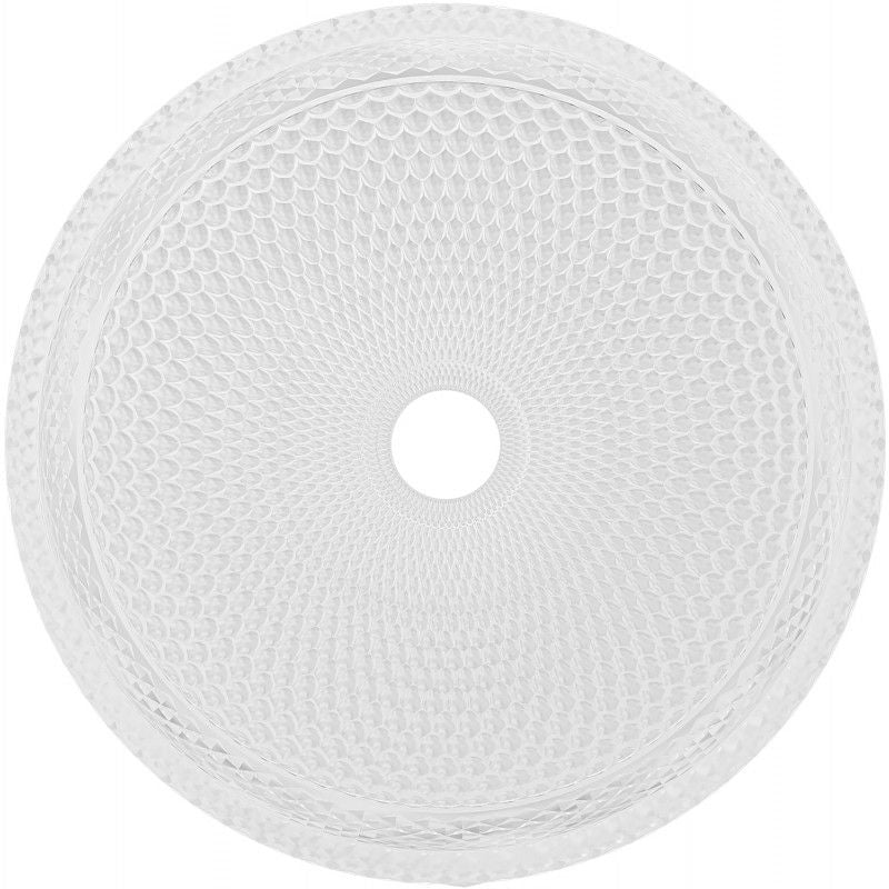 Mexen Dora glasvask til bordmontage 34 x 34 cm transparent 1 stk.